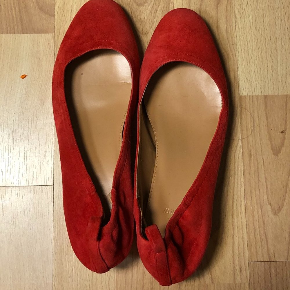 J. Crew factory Suede Block Pumps